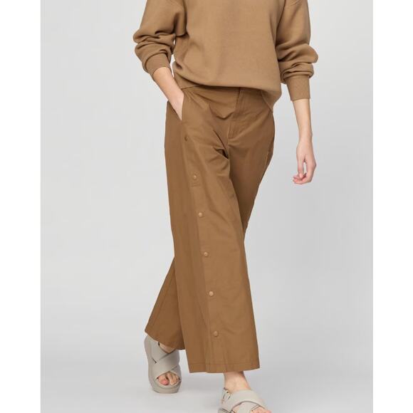 Uniqlo C Side Snap Pants in Brown - Picture 1 of 11